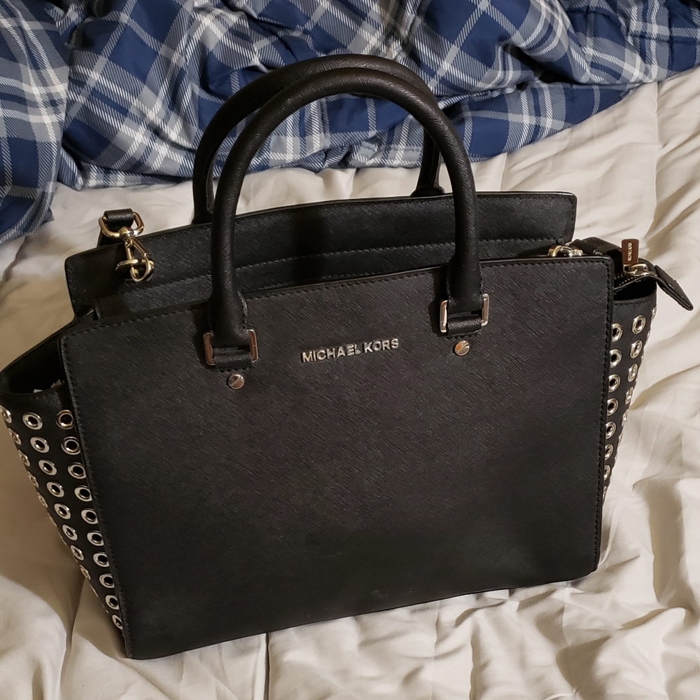 Michael Kors Selma Grommet Satchel Tote